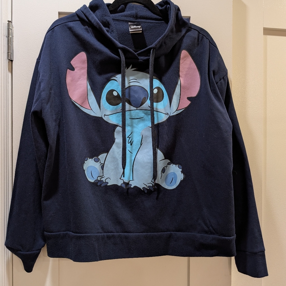 NWOT Disney Lilo Just Chillin Junior Cropped Hoodie,1X